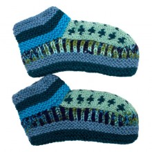 Шкарпетки домашні Kathmandu вовна яка М (22-25 см) Блакитний Синій Фісташковий (27213)