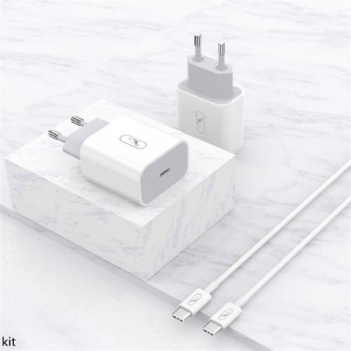 Зарядний пристрій Sky Dolphin SC18EL PD2.0 1USB-C 3A White MZP-000156 кабель Lightning Зарядний пристрій Sky Dolphin SC18EL PD2.0 1USB-C 3A White MZP-000156 кабель Lightning
