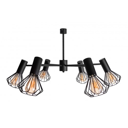 Люстра MSK Electric Diadem на шість плафонів NL 22152-6 BK Люстра MSK Electric Diadem на шість плафонів NL 22152-6 BK