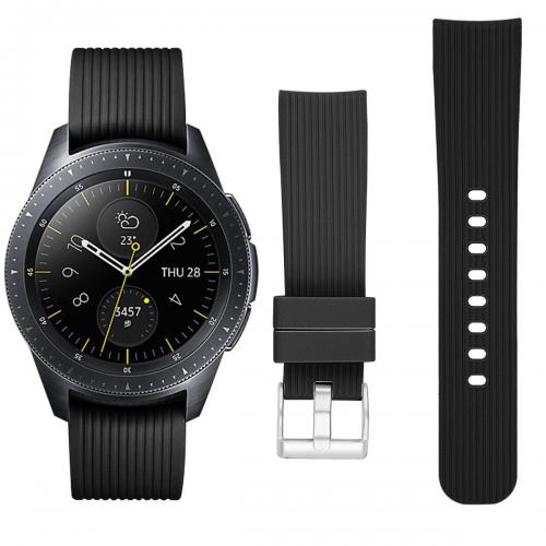 Ремінець BeWatch шириною 20 мм для Samsung Galaxy Active 2 Galaxy watch 3 41 мм Чорний (1012101) Ремінець BeWatch шириною 20 мм для Samsung Galaxy Active 2 Galaxy watch 3 41 мм Чорний (1012101)