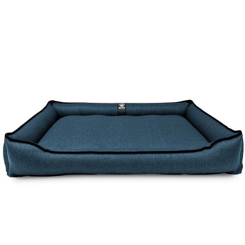 Лежак ліжко для собак всіх порід EGO Bosyak Рогожка XL 105x80 Синій (спальне місце для великих собак) Лежак ліжко для собак всіх порід EGO Bosyak Рогожка XL 105x80 Синій (спальне місце для великих собак)