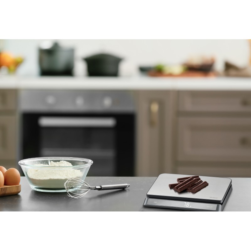 Ваги кухонні цифрові Trisa 1865.7500 Elite Scale Сріблясті