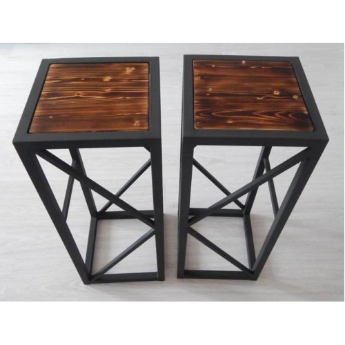 Барний стілець GoodsMetall у стилі ЛОФТ 750х350х350  Барний стілець GoodsMetall у стилі ЛОФТ 750х350х350