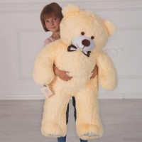 Плюшевий ведмедик Mister Medved Чарлі 110 см Бежевий (005) Плюшевий ведмедик Mister Medved Чарлі 110 см Бежевий (005)