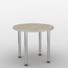 Стіл круглий для переговорів Тиса Мебель СМ-33 2 Сонома 766x900x900 мм