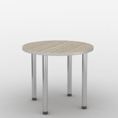 Стіл круглий для переговорів Тиса Мебель СМ-33 2 Сонома 766x900x900 мм Стіл круглий для переговорів Тиса Мебель СМ-33 2 Сонома 766x900x900 мм