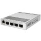 Комутатор MikroTik CRS305-1G-4S+IN (1x1GE, 4xSFP+, Dual PSU, L3)