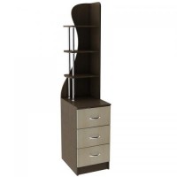 Комод із надбудовою Тиса Мебель К-43 Венге Дуб молочний 183x47x40 см Комод із надбудовою Тиса Мебель К-43 Венге Дуб молочний 183x47x40 см