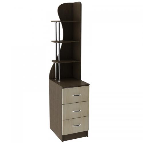 Комод із надбудовою Тиса Мебель К-43 Венге Дуб молочний 183x47x40 см