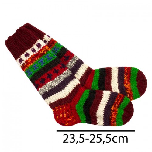 Шкарпетки теплі Тапа Kathmandu вовна яка M Різнокольорові візерунки (27276) в інтернет супермаркеті PbayMarket!