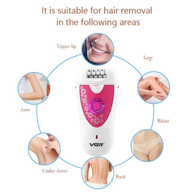 Жіночий епілятор-електробритва VGR 7221 2в1 SMT 14736