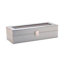 Скринька для зберігання годинників Craft 6PU.SL Сріблястий