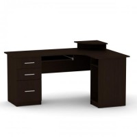 Стіл кутовий Компаніт СУ 3 160х110х87 см Венге темний Стіл кутовий Компаніт СУ 3 160х110х87 см Венге темний