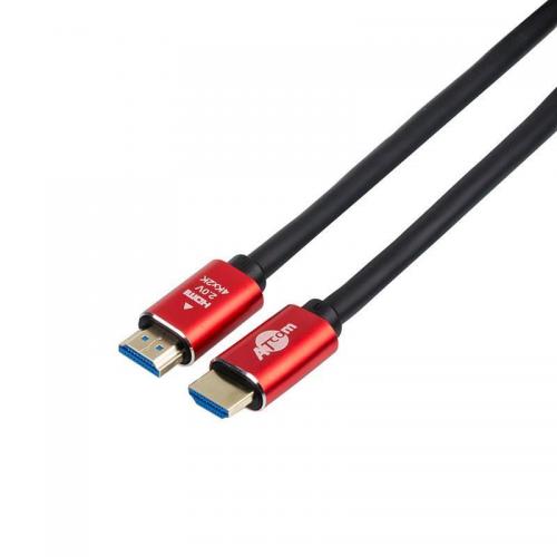 Кабель Atcom (24920) HDMI-HDMI ver 2.0, 4K, 20м Red/Gold, пакет в інтернет супермаркеті PbayMarket!