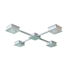 Люстра стельова MSK Electric Space 4 плафони GX53 NL 12040-4 WH Білий