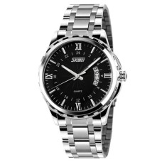 Чоловічий наручний годинник Skmei 9069 Сріблястий
