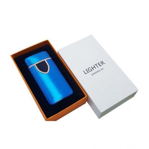Запальничка акумуляторна перезаряджається Lighter 8070 Синя Запальничка акумуляторна перезаряджається Lighter 8070 Синя