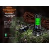 Ручний ліхтар Fenix LR40R V2.0 Power Bank 15000лм Type-C USB-A Чорний