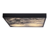 Стельовий світильник Candellux Luxan 49x49x5 см Чорний (10-17062)