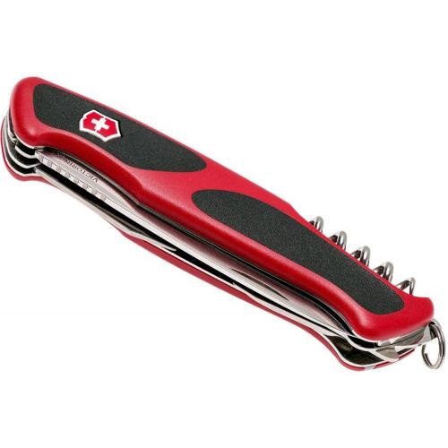Складаний швейцарський ніж Victorinox Ranger 55 Grip 13 см Чорно-червоний (0.9563.CB1) Складаний швейцарський ніж Victorinox Ranger 55 Grip 13 см Чорно-червоний (0.9563.CB1)