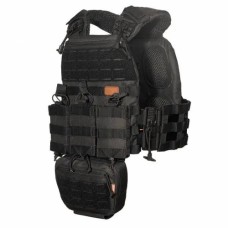 Комплект плитоноски з підсумками без плит  No Brand М7 28 х 40 х 21 см Чорний (2072881988)