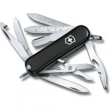 Складаний ніж Victorinox Minichamp 58 мм 18 функцій Чорний (0.6385.3)