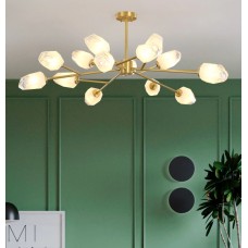 Світлодіодна люстра No Brand Сучасна 8616 Золотистий на 12 плафонів