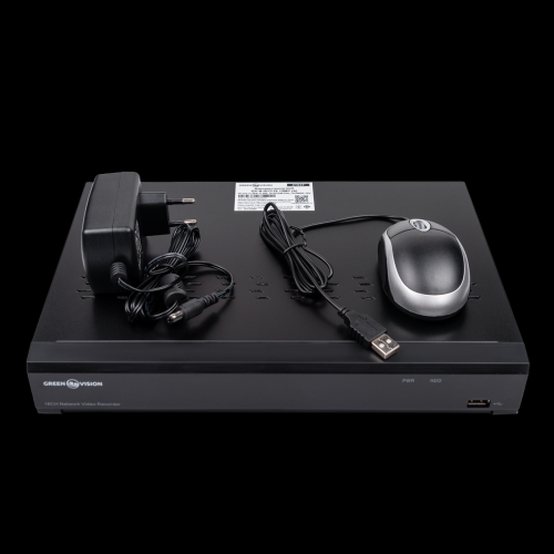 IP відеореєстратор 16-канальний 12MP NVR GreenVision GV-N-I017/16 (A) IP відеореєстратор 16-канальний 12MP NVR GreenVision GV-N-I017/16 (A)