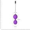 Вагінальні кульки з вібрацією Adrien Lastic Kegel Vibe Purple, діаметр 3,7 см в інтернет супермаркеті PbayMarket!