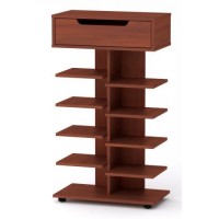 Тумба для взуття з полицями Компанит ТО 15 60х32х104,8 см Яблуня Тумба для взуття з полицями Компанит ТО 15 60х32х104,8 см Яблуня