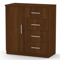 Комод Компаніт 4+1А Горіх екко (78х39х85 см) Комод Компаніт 4+1А Горіх екко (78х39х85 см)