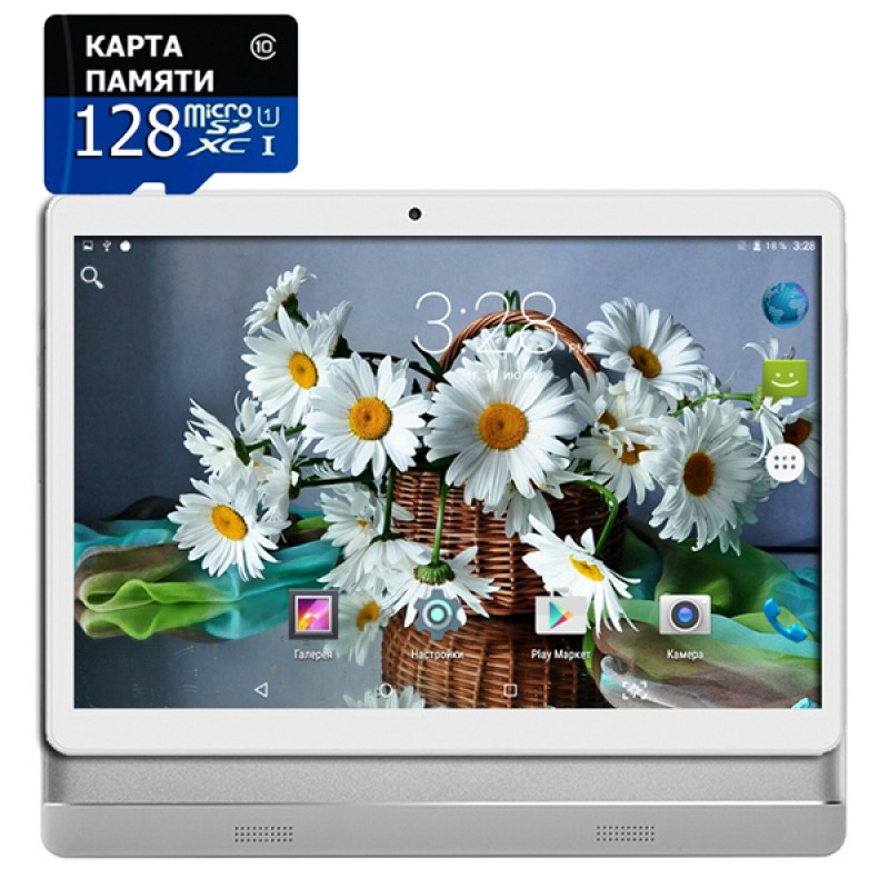 Планшет-телефон Adronix X1001 Lite Silver LTE 2/32GB + Карта пам'яті 128GB