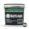 Фарба гумова супереластична надстійка «РабберФлекс» SkyLine Хакі-олива RAL 6006 12 кг