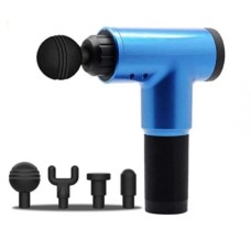 Масажер Для Тіла М'язовий Fascial Gun 320 Масажний Ударний Пістолет Синій