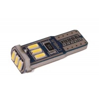 Світлодіодна лампа StarLight T10 9 діодів 4014 12V 1.7W WHITE / друкована плата / мультиполярна / Canbus