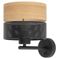 Бра TK Lighting Nicol 20x24 см Чорний (TK6539)
