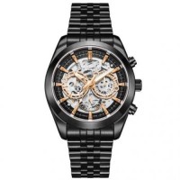 Годинник чоловічий наручний Lee Cooper DeLuxe Mechanical Чорний (2600913434) Годинник чоловічий наручний Lee Cooper DeLuxe Mechanical Чорний (2600913434)