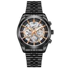 Годинник чоловічий наручний Lee Cooper DeLuxe Mechanical Чорний (2600913434)