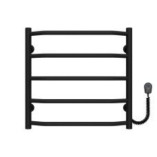 Рушникосушарка електрична Трапеція П5 500х500 Deffi Чорний EF16 (C.TR.50.50.5.E.B.R.5)