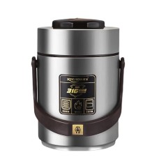 Термос для їжі з двома контейнерами із нержавіючої сталі YIWU King Boss 1500 мл Сріблястий (HP156SL)