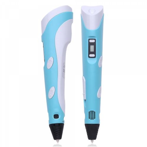 3D ручка для малювання 3d-pen-2 Блакитна (125432G) 3D ручка для малювання 3d-pen-2 Блакитна (125432G)