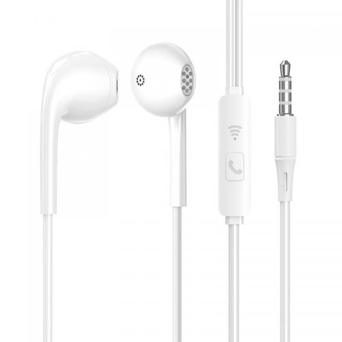 Навушники з мікрофоном Aspor A219 Stereo Earphone (3.5мм)- білий