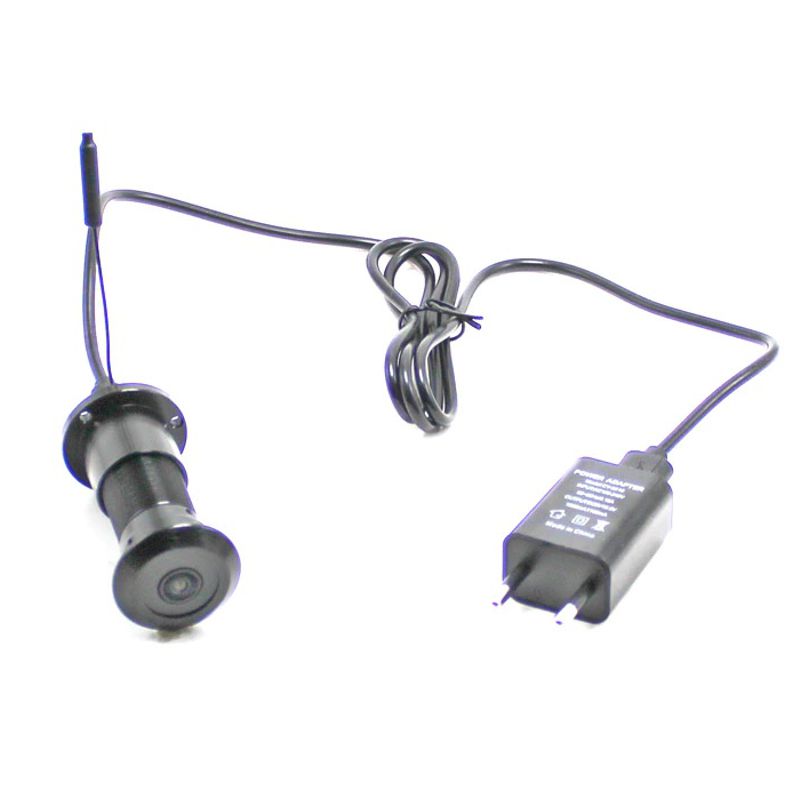 WiFi відеовічко c датчиком руху, підсвіткою і записом Nectronix DW-305W, чорний, Tuya Smart App