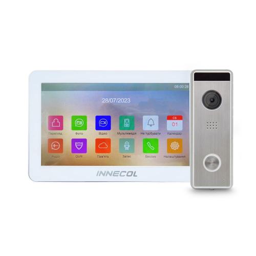 Комплект відеодомофону 7 Innecol NEO HD White та Tantos Triniti HD Комплект відеодомофону 7 Innecol NEO HD White та Tantos Triniti HD