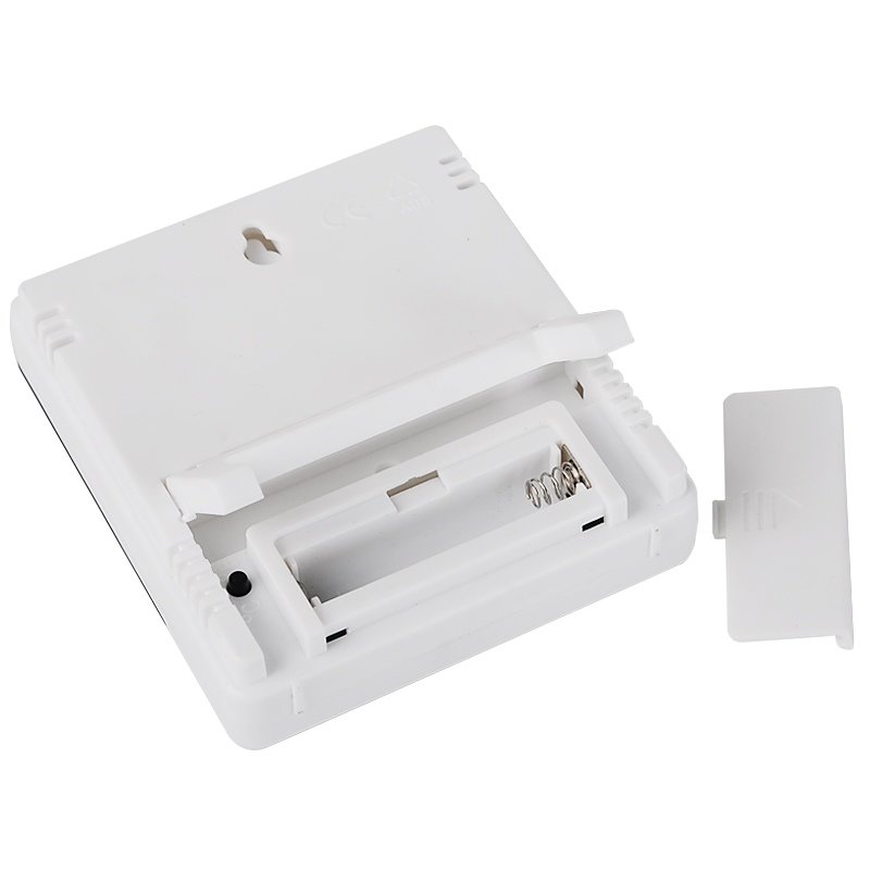 Електронний кімнатний термометр гігрометр з годинником KETOTEK НТС-1