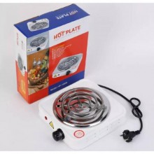 Плита електрична однокомфоркова спіральна Hot Plate JX-1010B 1000W White