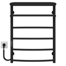 Рушникосушарка електрична Готель П6 400х700 Deffi Чорний JD03 (C.OD.70.40.6.E.B.L.1)
