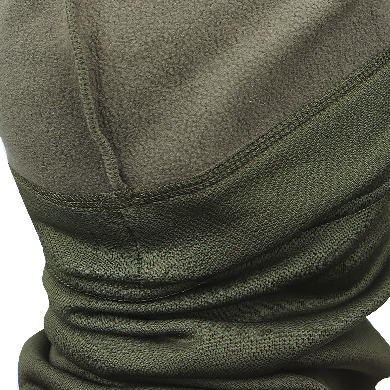 Комплект шапка та баф флісова No Brand JY-139 One Size Green