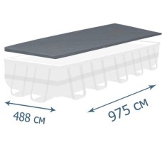 Захисний тент - чохол InPool 33023, ▭ 975 х 488 см для каркасного басейну