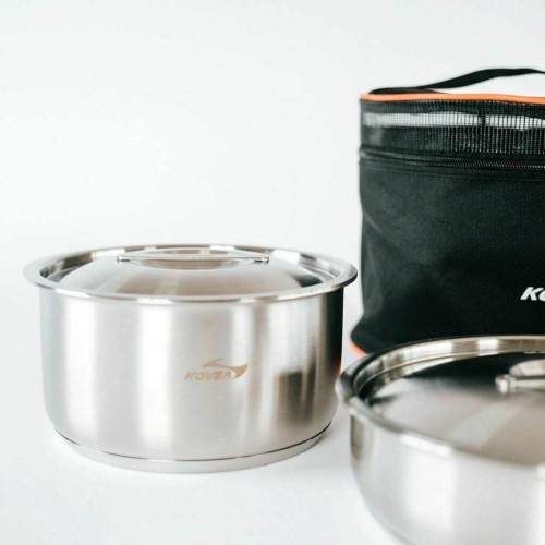 Набір посуду Kovea Stainless Cookware на 5-6 осіб Сірий (1053-KCW-1901) Набір посуду Kovea Stainless Cookware на 5-6 осіб Сірий (1053-KCW-1901)